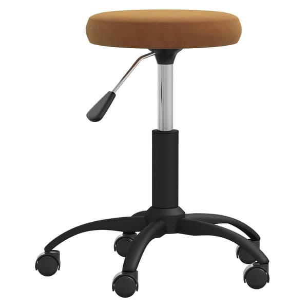 vidaXL Massagepall sammet brun Brun