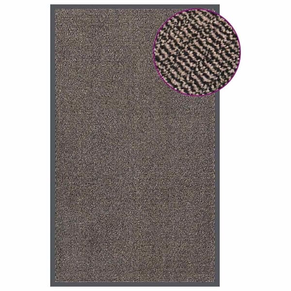 vidaXL Dörrmatta tuftad 90x150 cm mörkbrun Brun