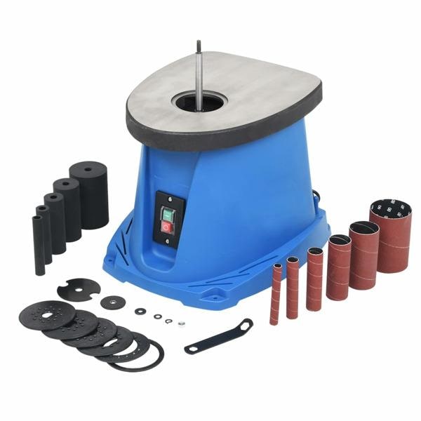 vidaXL Oscillerande spindelslip 450 W blå