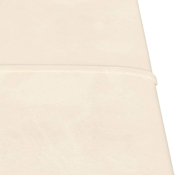 vidaXL Väggpaneler 12 st Gräddvit 30x30 cm sammet 1,08 m² Kräm