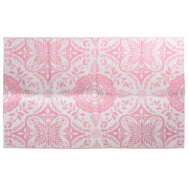 vidaXL Utomhusmatta ARAKIL rosa 190x290 cm PP Rosa