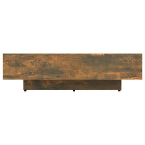 vidaXL Soffbord rökfärgad ek 100x49,5x31 cm konstruerat trä Brun