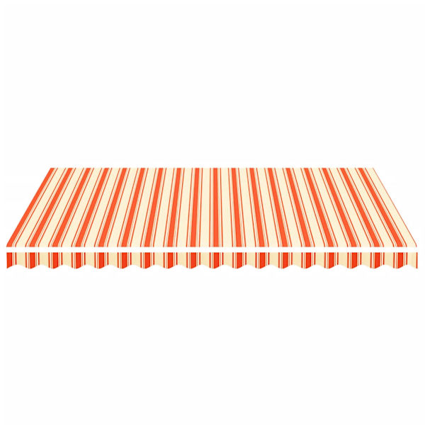 vidaXL Markisväv gul och orange 4x3 m Gul