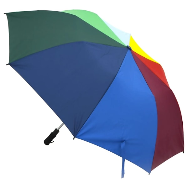 vidaXL Paraply automatisk hopfällbart flerfärgad 124 cm multifärg