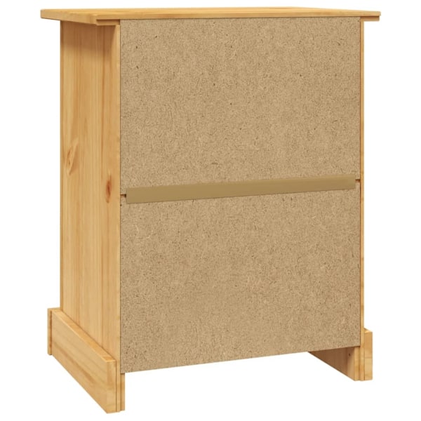vidaXL Nattduksbord mexikansk Coronastil furu 53x39x67 cm Brun