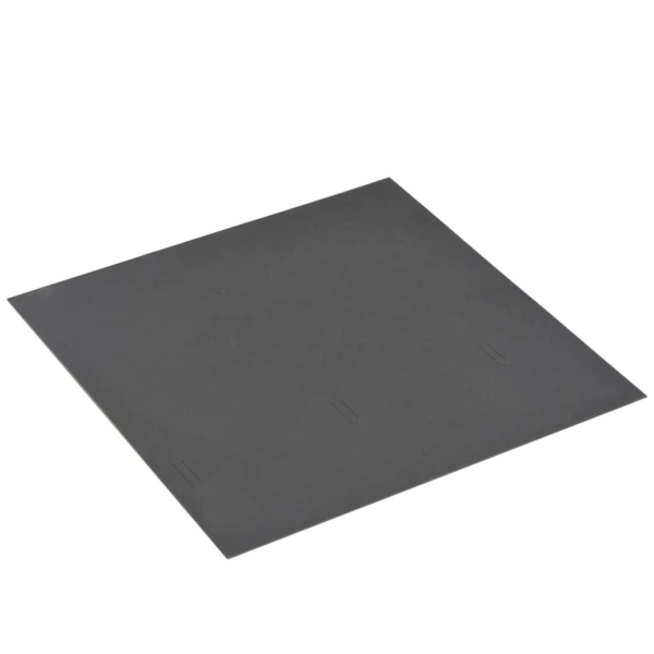 vidaXL Självhäftande PVC-golvplankor 5,11 m² svart med mönster Svart