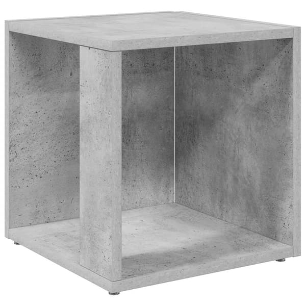 vidaXL Sidobord 33 x 33 x 34 cm Engineered Wood Betonggrå grå