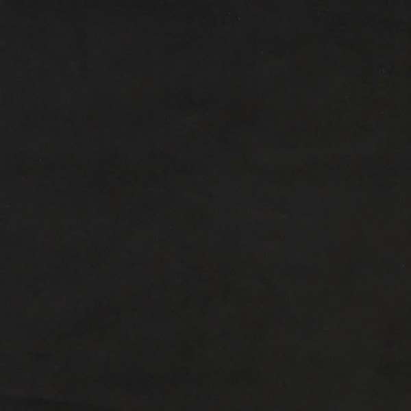 vidaXL Pocketresårmadrass svart 100x200x20 cm sammet Svart