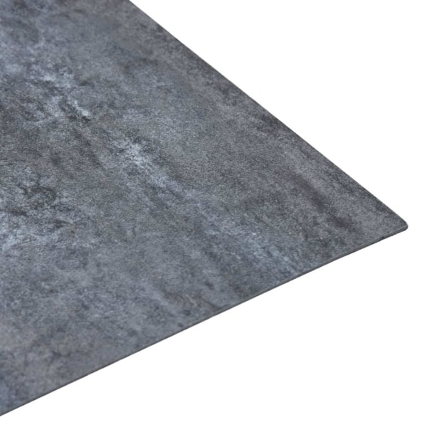 vidaXL Självhäftande golvplankor 5,11 m² PVC grå marmor grå