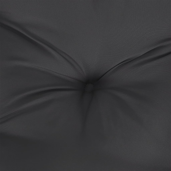 vidaXL Palldyna svart 70x70x12 cm tyg Svart