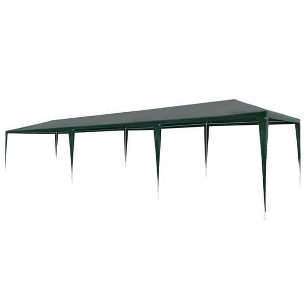 vidaXL Partytält PE 3x9 m grön Grön