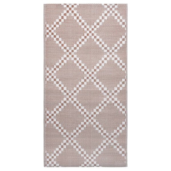 vidaXL Utomhusmatta ARAKIL brun 120x180 cm PP Brun