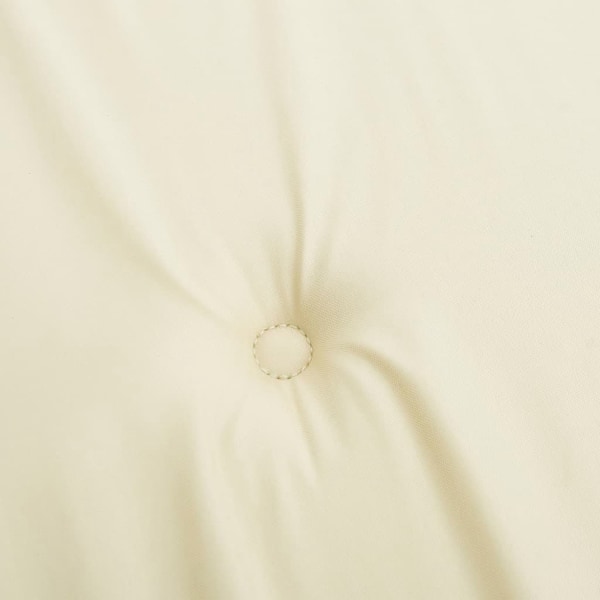 vidaXL Bänkdyna för trädgården 180x50x3 cm gräddvit Creme