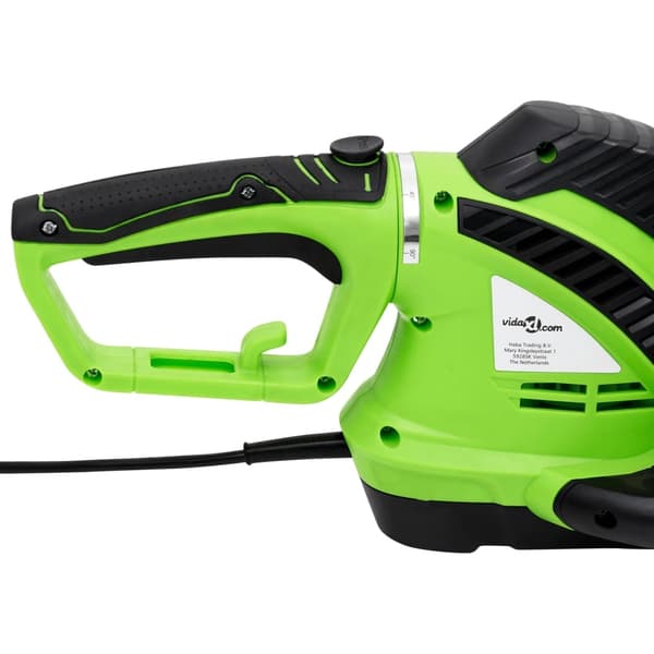 vidaXL Elektrisk häcksax 61 cm 750 W Grön