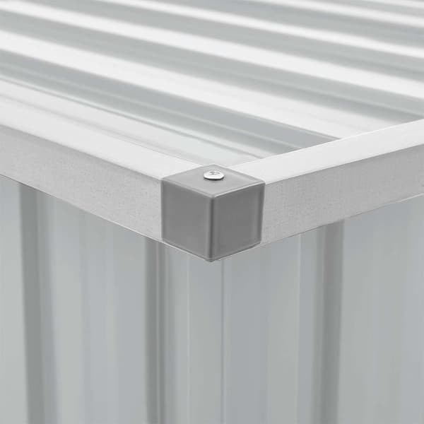 vidaXL Dynbox grå 109x67x65 cm grå