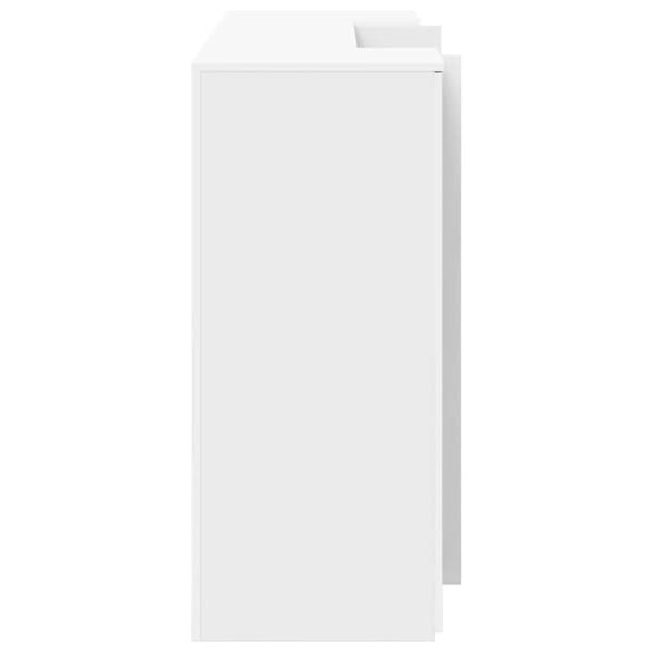 vidaXL Receptionsdisk vit 180x50x103,5 cm konstruerat trä Vit