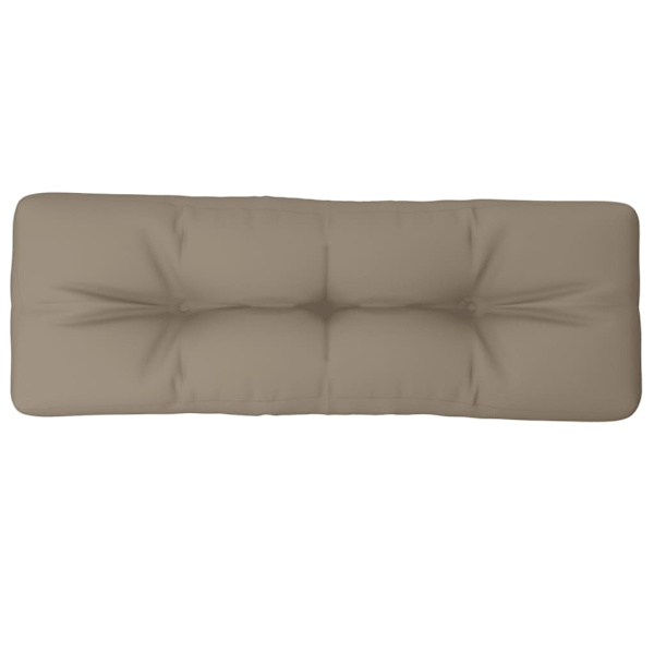 vidaXL Palldyna taupe 120x40x12 cm tyg Taupe