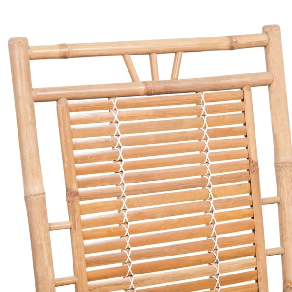 vidaXL Gungstol i bambu Brun