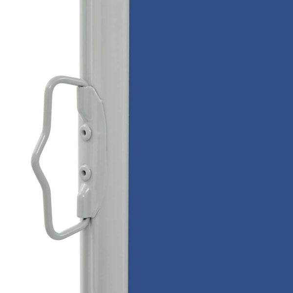 vidaXL Infällbar sidomarkis 80x300 cm blå Blå