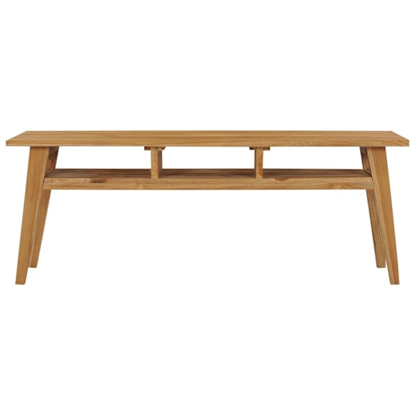 vidaXL TV-bänk 120x35x45 cm massivt teakträ Brun