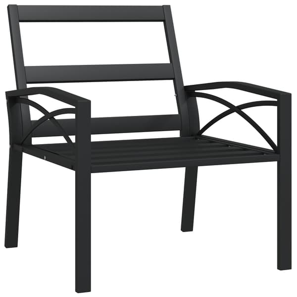 vidaXL Trädgårdsstolar med sandfärgade dynor 2 st 68x76x79 cm stål art