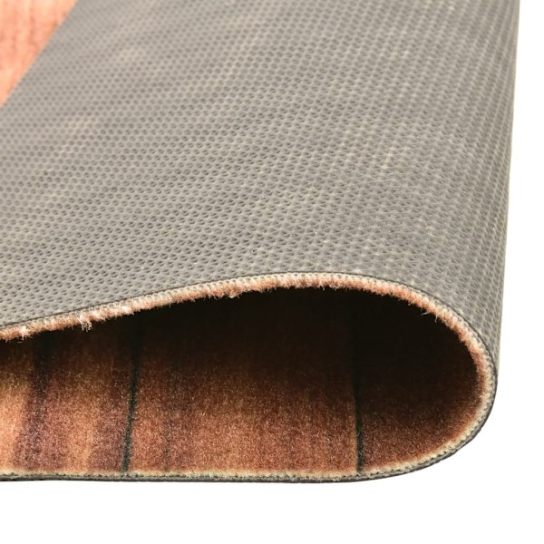 vidaXL Köksmatta maskintvättbar skedar 60x300 cm multifärg