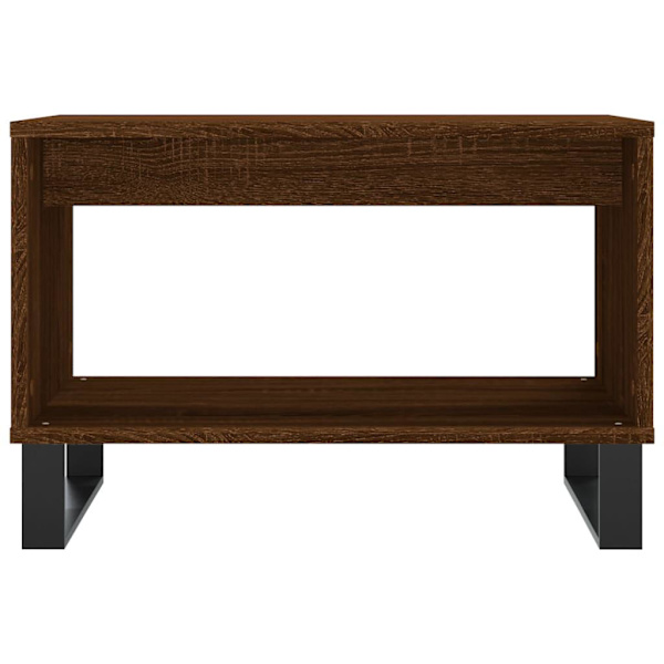 vidaXL Soffbord brun ek 60x50x40 cm konstruerat trä Brun