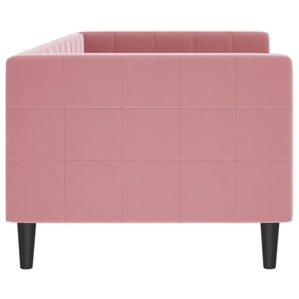 vidaXL Dagbädd rosa 80x200 cm sammet Rosa
