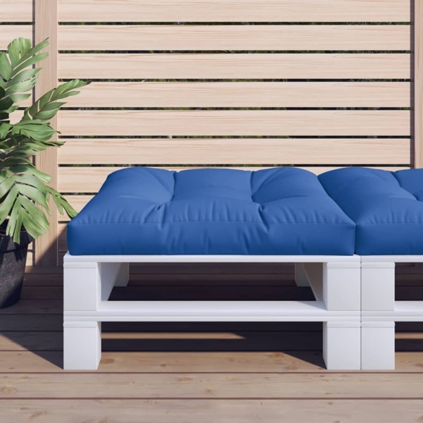 vidaXL Palldyna kungsblå 80x80x12 cm tyg Blå