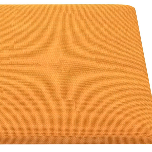 vidaXL Väggpaneler 12 st ljusgul 90x30 cm tyg 3,24 m² Gul