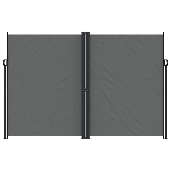 vidaXL Infällbar sidomarkis antracit 220x1000 cm Antracit