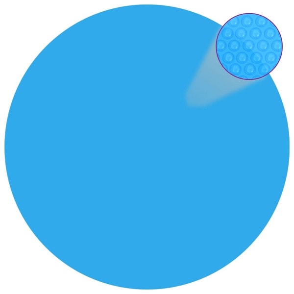 vidaXL Poolskydd blå 417 cm PE Blå