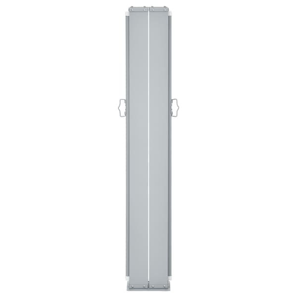 vidaXL Infällbar sidomarkis gräddvit 170x1000 cm Creme