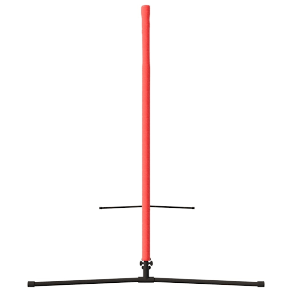 vidaXL Tennisnät svart och röd 300x100x87 cm polyester