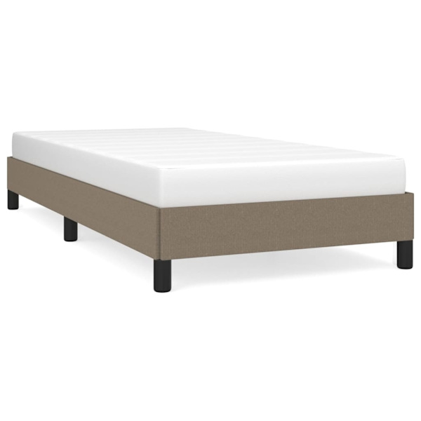 vidaXL Sängram taupe 80x200 cm tyg Taupe
