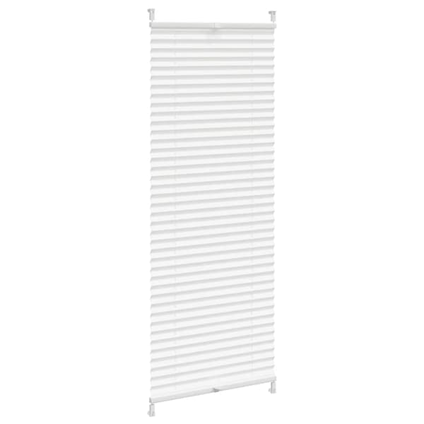 vidaXL Plisségardin 40x100 cm vit Vit