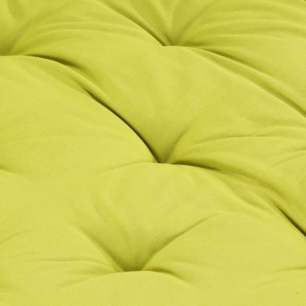 vidaXL Dyna till pallsoffa bomull 120x80x10 cm grön Grön
