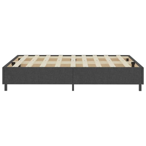 vidaXL Ramsäng grå tyg 180x200 cm grå