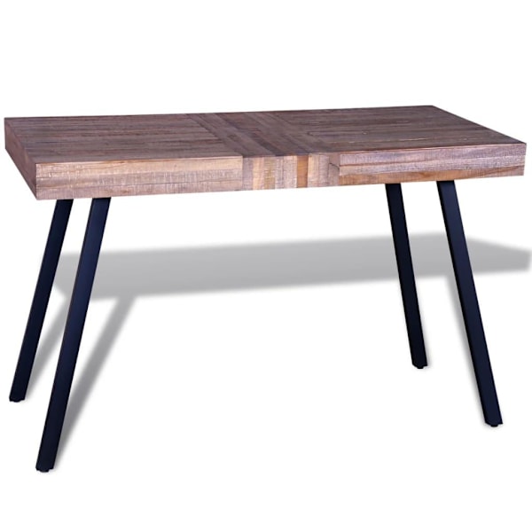 vidaXL Bord i återvunnen teak Brun