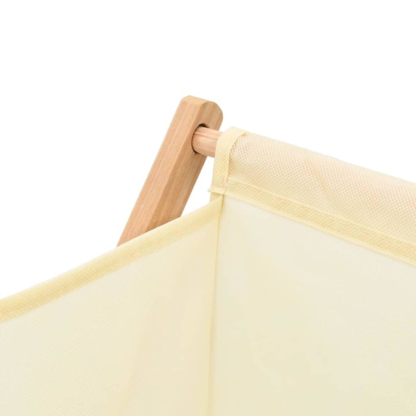 vidaXL Tvättkorg cedarträ och tyg 42x41x64 cm beige Beige