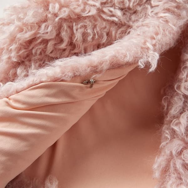 vidaXL Väst för barn konstpäls rosa 92 Rosa
