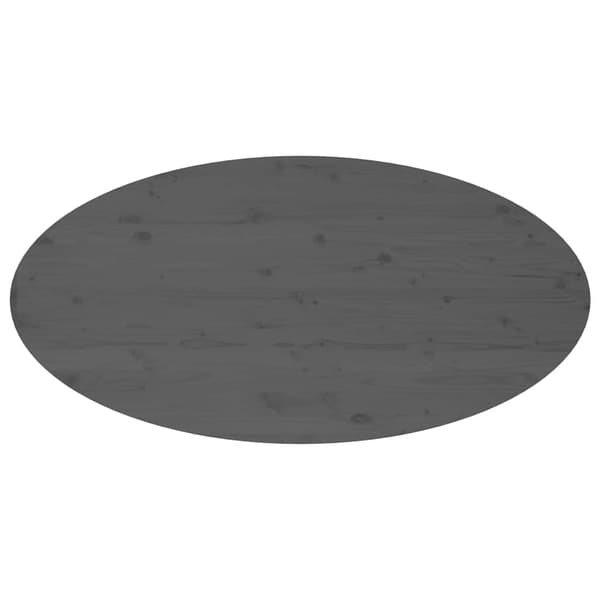 vidaXL Soffbord grå 110x55x45 cm massiv furu Grå
