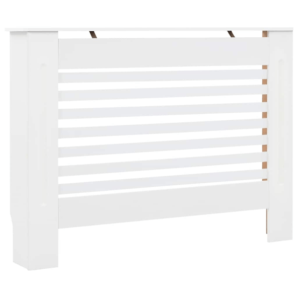 vidaXL Elementskydd vit 112x19x81,5 cm MDF Vit