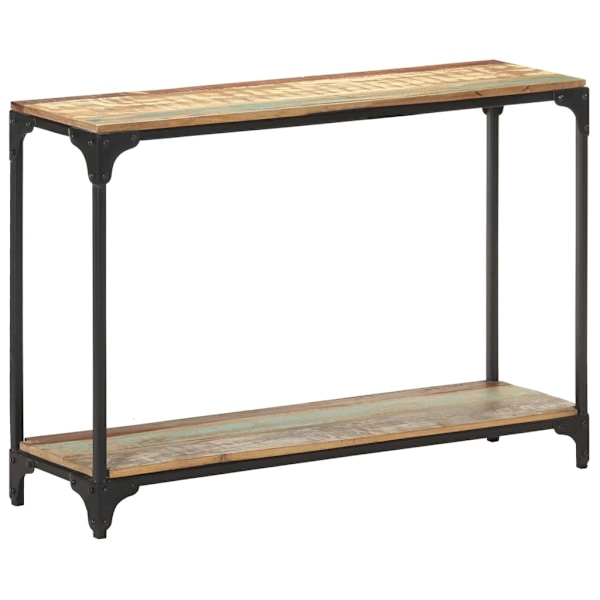 vidaXL Konsolbord 110x30x75 cm massivt återvunnet trä Brun