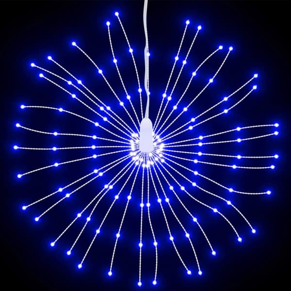 vidaXL Julbelysning 140 LED blå 17 cm Blue