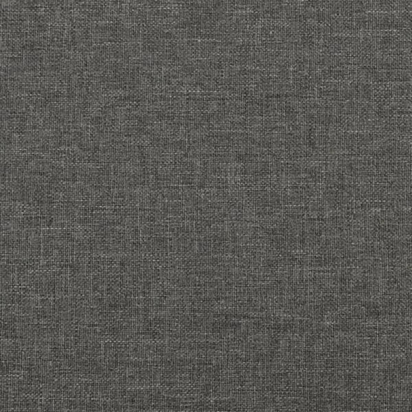 vidaXL Sängram mörkgrå 90x190 cm tyg Grå
