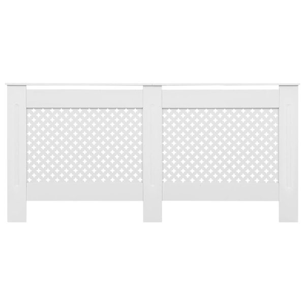 vidaXL Elementskydd vit 172x19x81,5 cm MDF Vit
