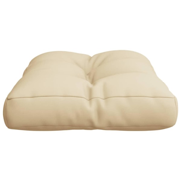 vidaXL Palldyna beige 50x40x12 cm tyg Beige