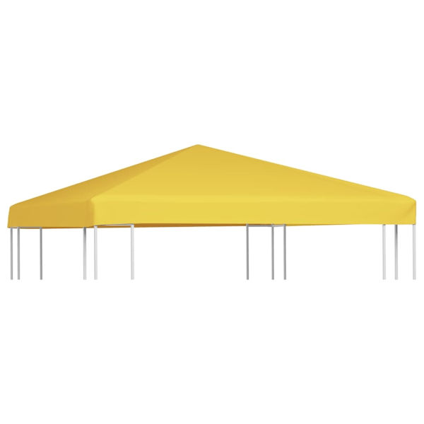 vidaXL Paviljongtak 270 g/m² 3x3 m gul Gul