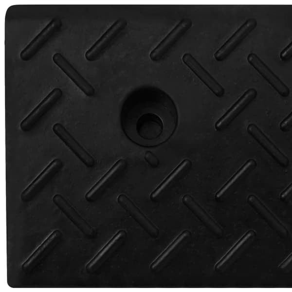 vidaXL Trottoarramper 2 st 50x17,5x5 cm gummi